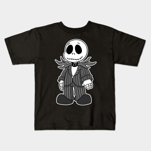 Jack Skellington Kids T-Shirt by Get A Klu Comics